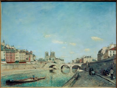 La Seine et Notre-Dame - Johan Barthold Jongkind